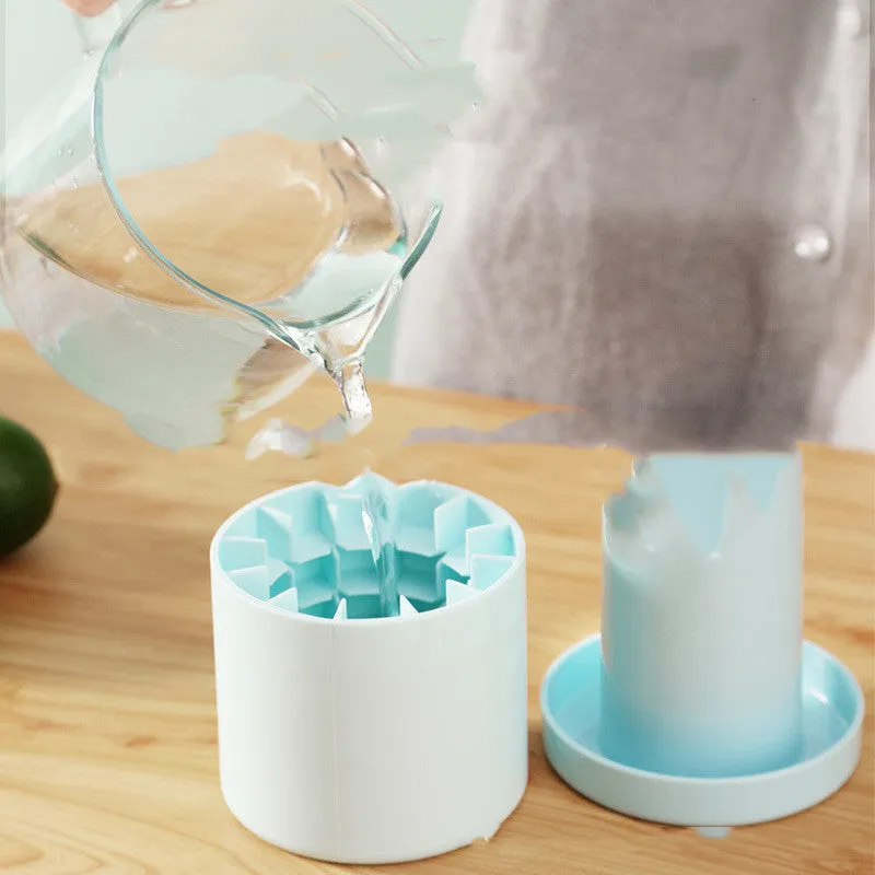 Ice Bucket Silicone Mold Cube Maker 2 In 1 For Kitchen Party Barware | Brodtica.com