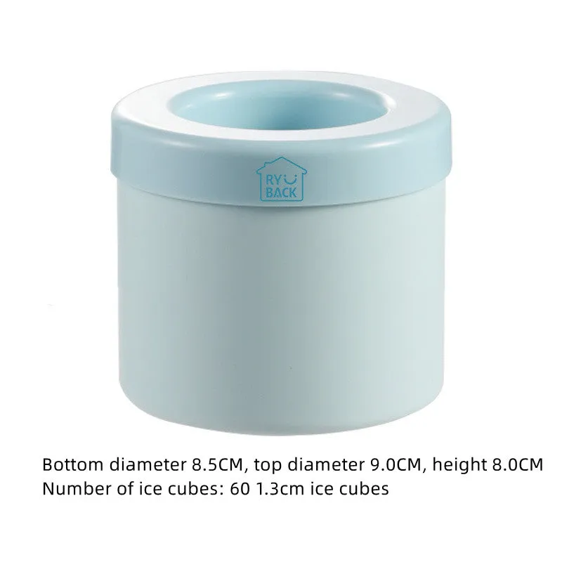 Ice Bucket Silicone Mold Cube Maker 2 In 1 For Kitchen Party Barware | Brodtica.com
