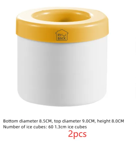 Ice Bucket Silicone Mold Cube Maker 2 In 1 For Kitchen Party Barware | Brodtica.com