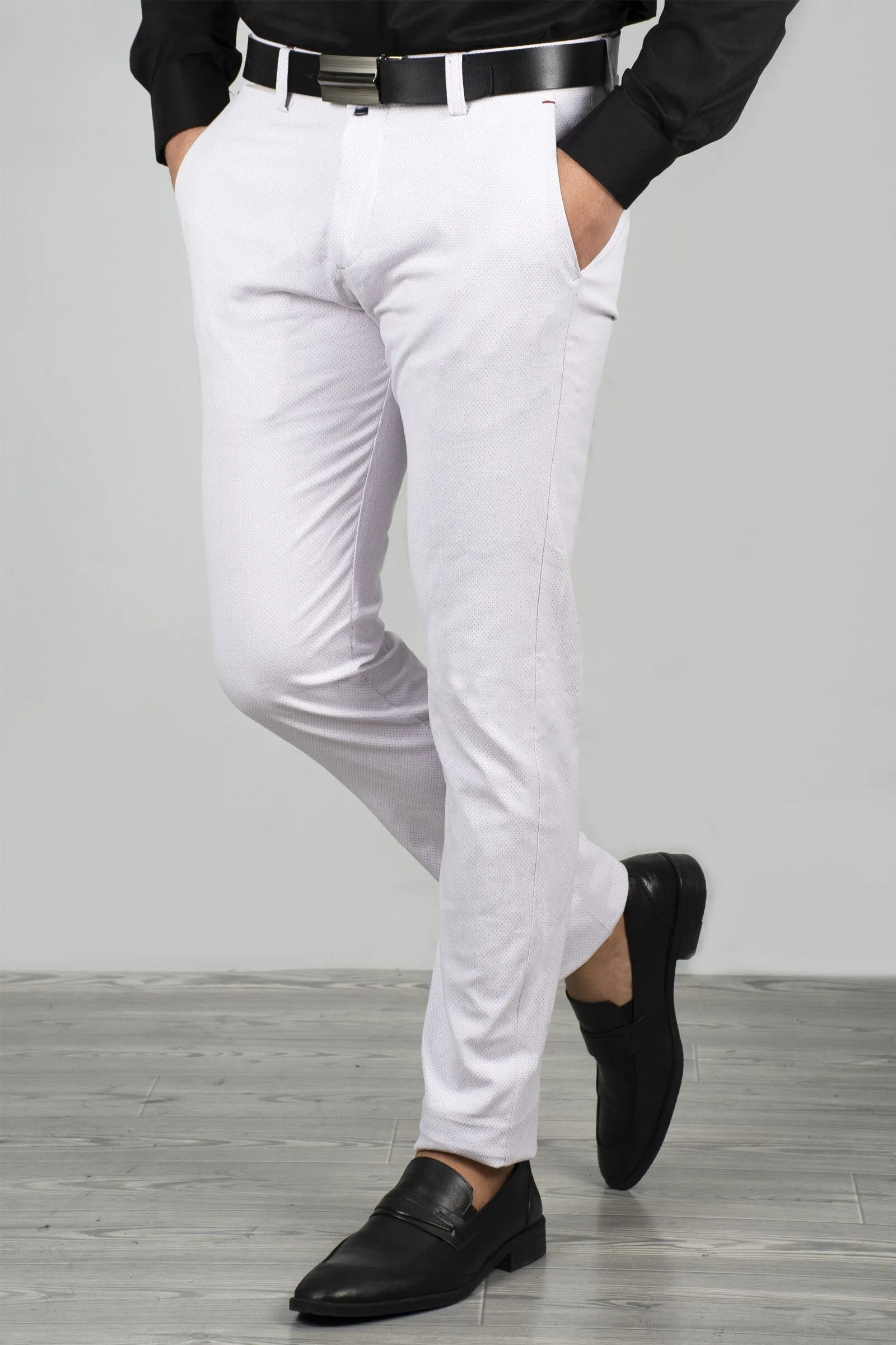 Italian Formal Suit Dress Pants Slim Fit