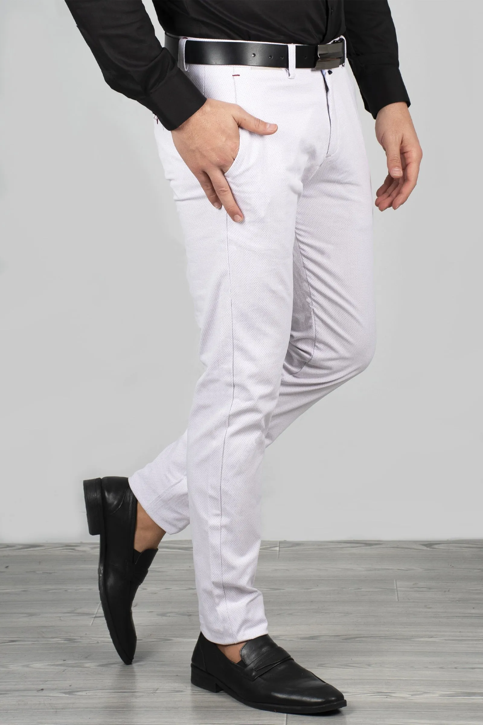 Italian Formal Suit Dress Pants Slim Fit