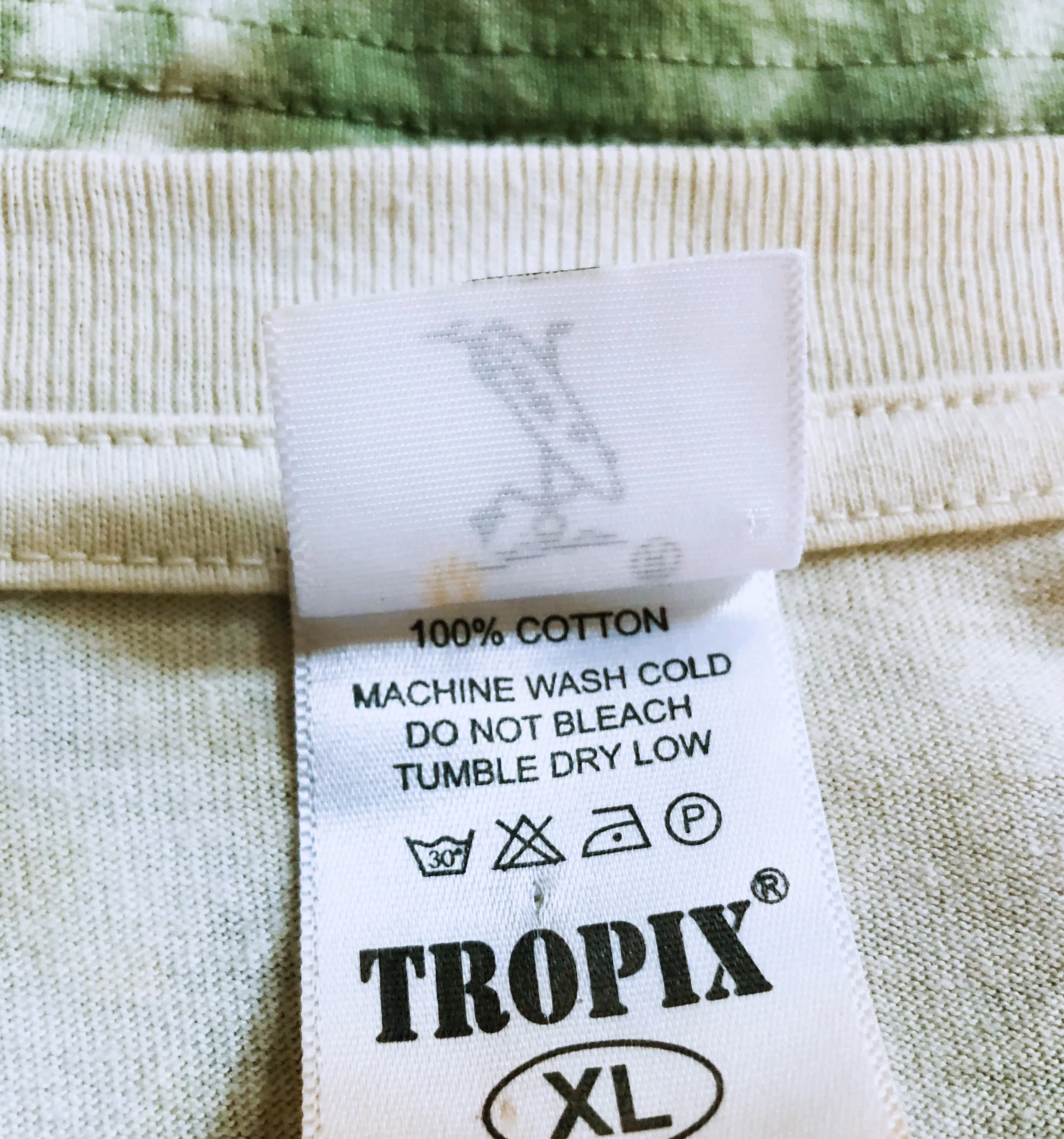 Jamaica ’no problem’ embroidered tie dye T-shirt