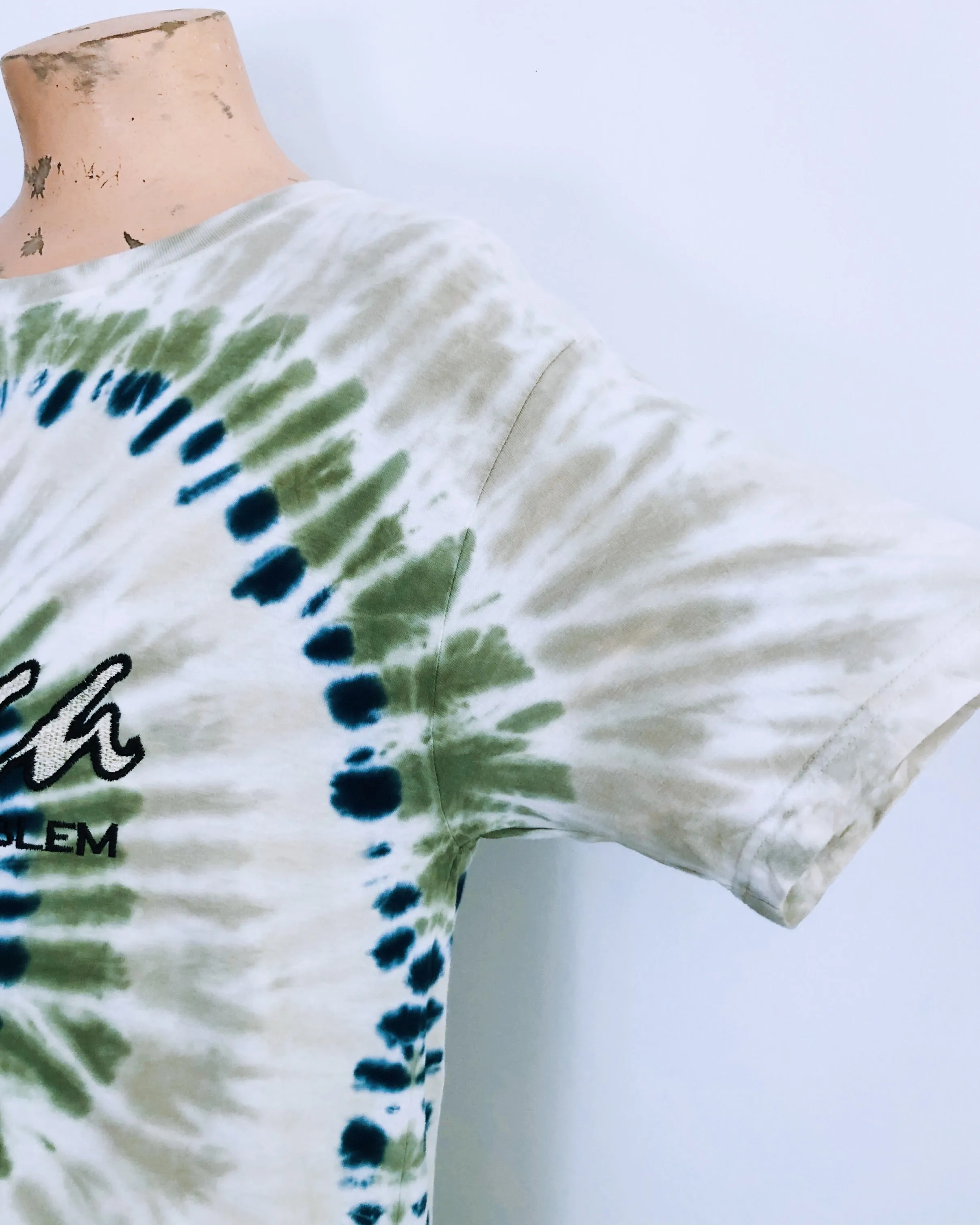 Jamaica ’no problem’ embroidered tie dye T-shirt