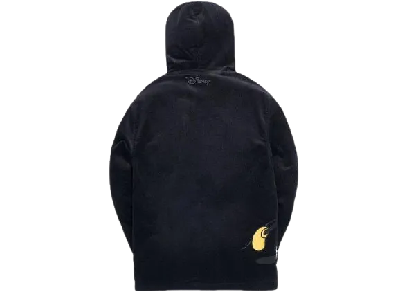Kith x Disney "Carlton Corduroy" Zip Hoodie Black