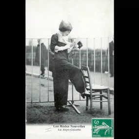 La mode nouvelle, la jupe culotte aux courses (1911)