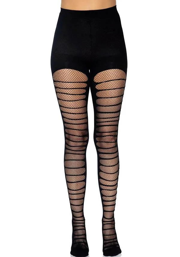 Lara Shredded | FISHNET TIGHTS