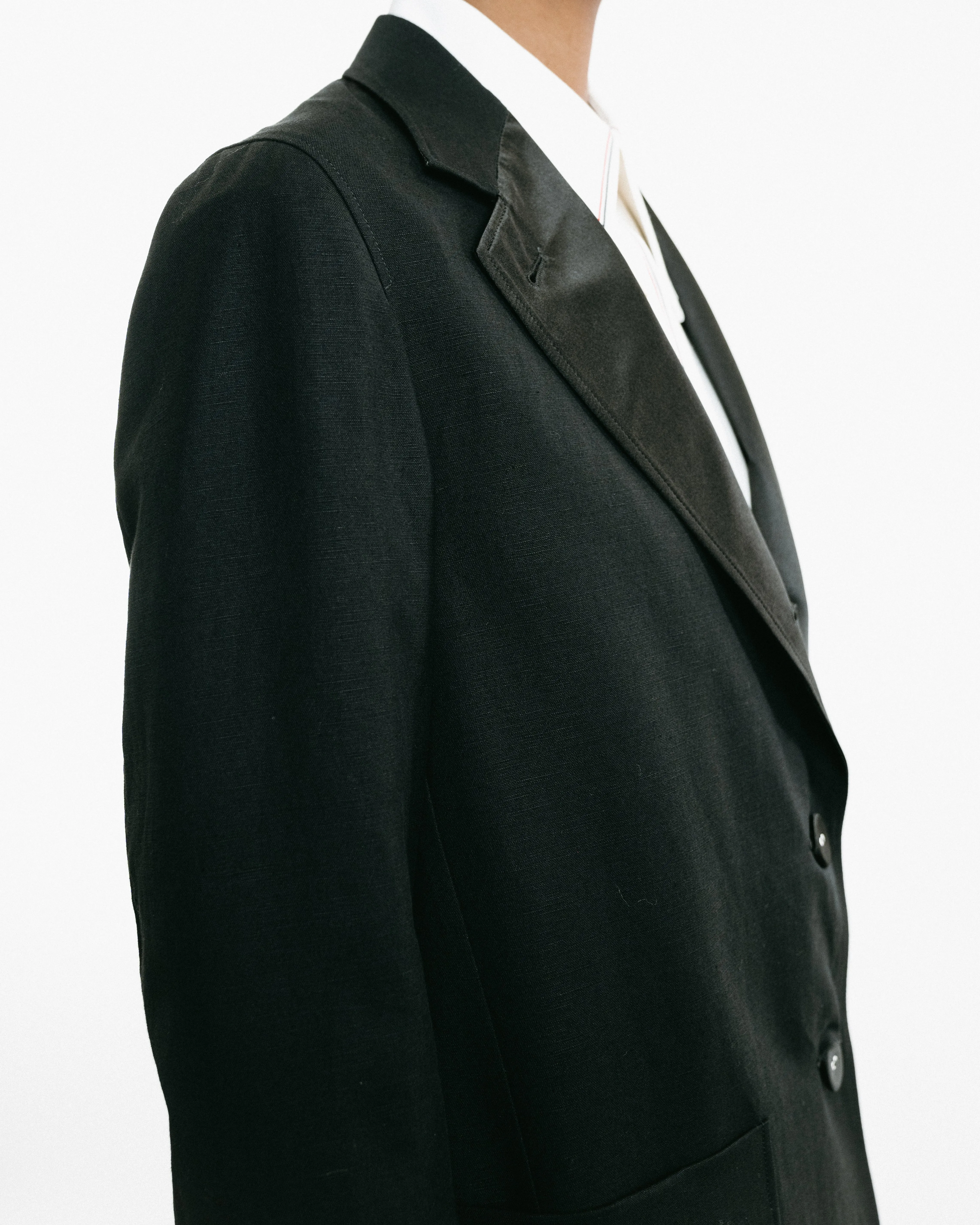 Linen Cotton Sack Overcoat