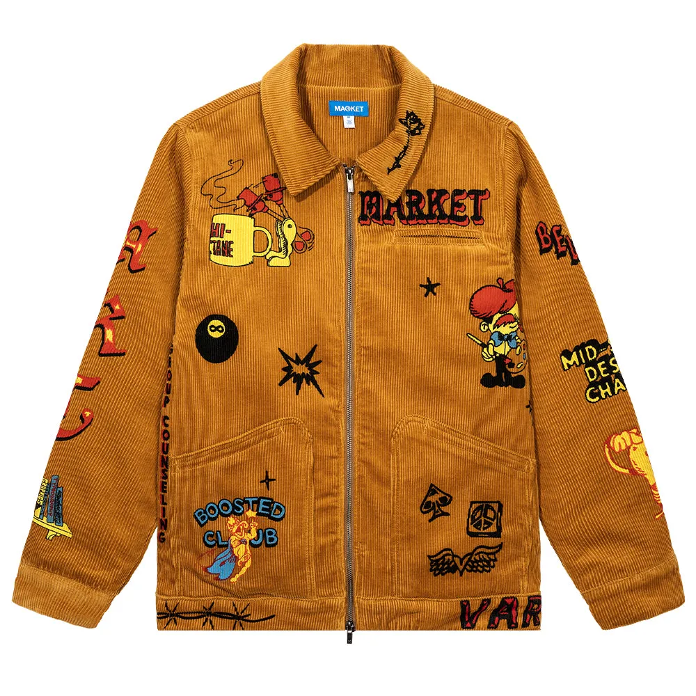 MARKET - BOOSTED CLUB CORDUROY JACKET