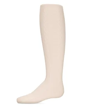 Memoi Pique Chain Pima Cotton Tights MKF-3100