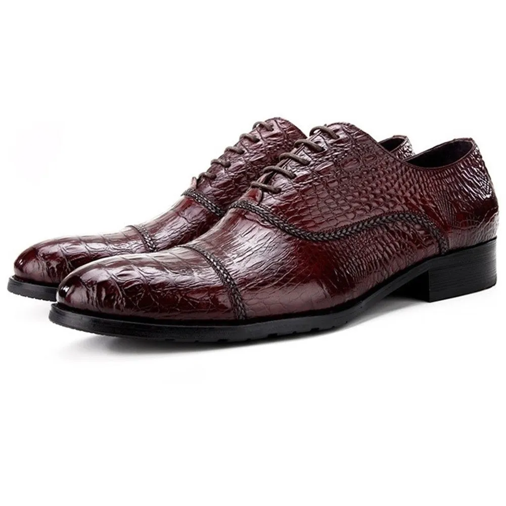 Men Captoe Lace Up Formal Shoes