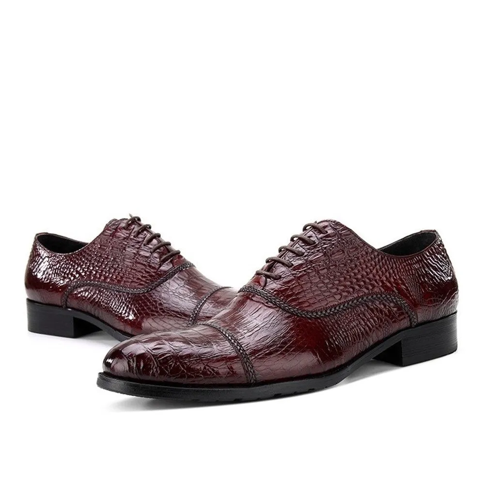 Men Captoe Lace Up Formal Shoes
