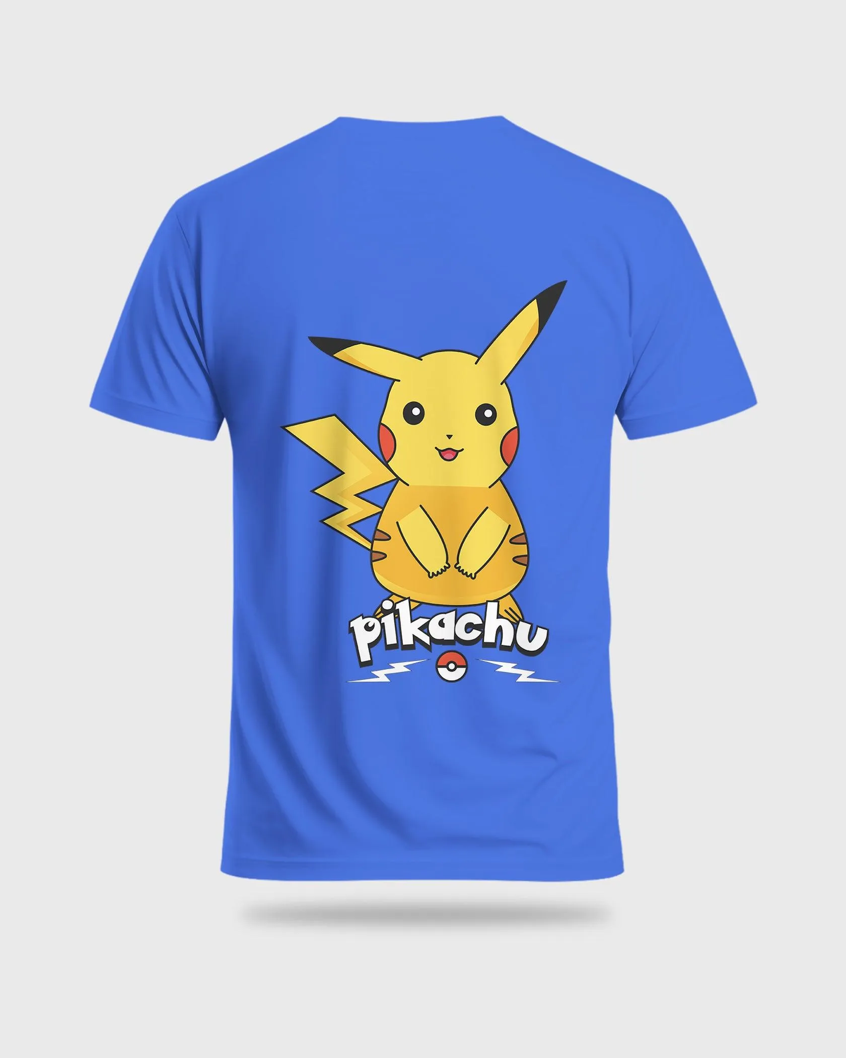 Mens Regular Tshirt Cartoon Pokemon Pikachu