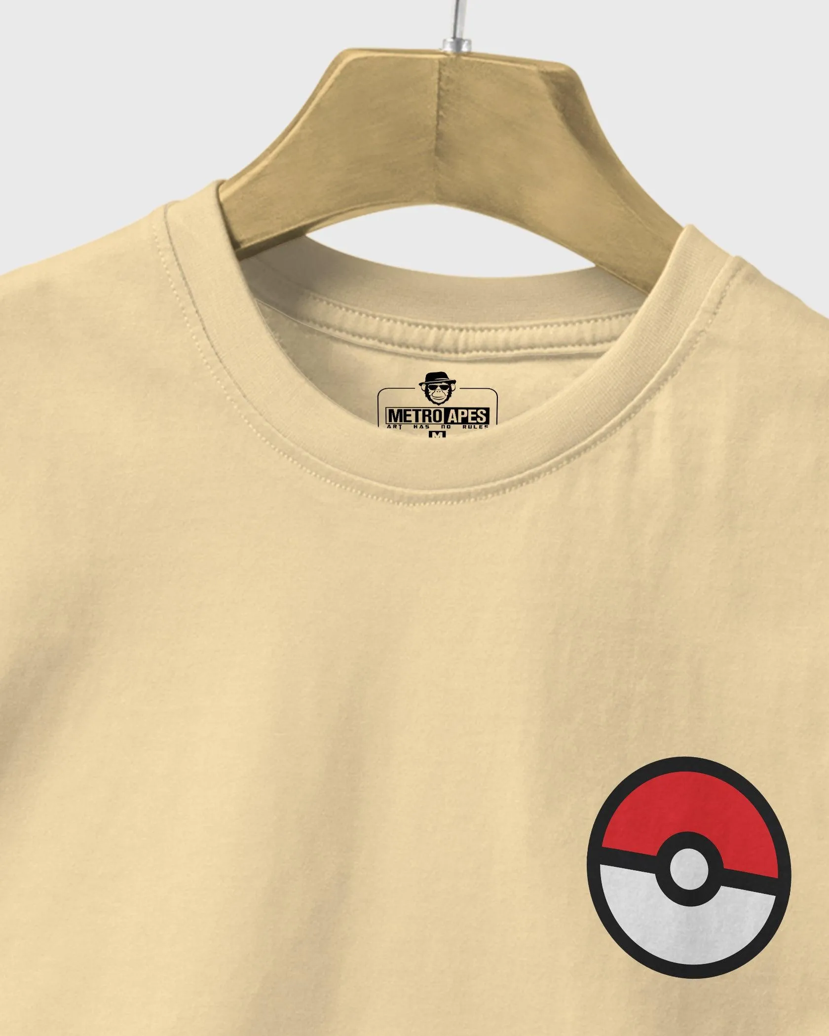 Mens Regular Tshirt Cartoon Pokemon Pikachu