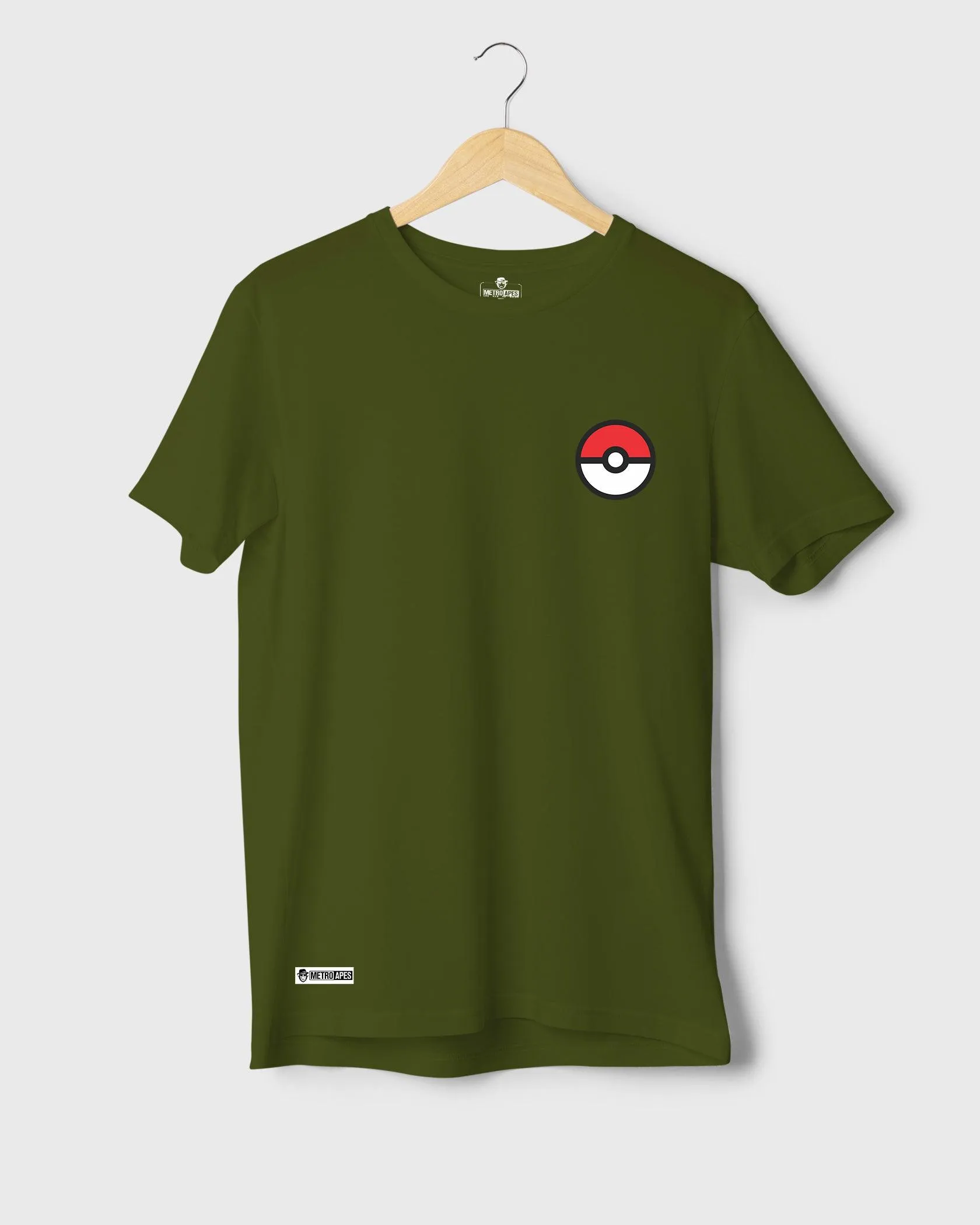 Mens Regular Tshirt Cartoon Pokemon Pikachu
