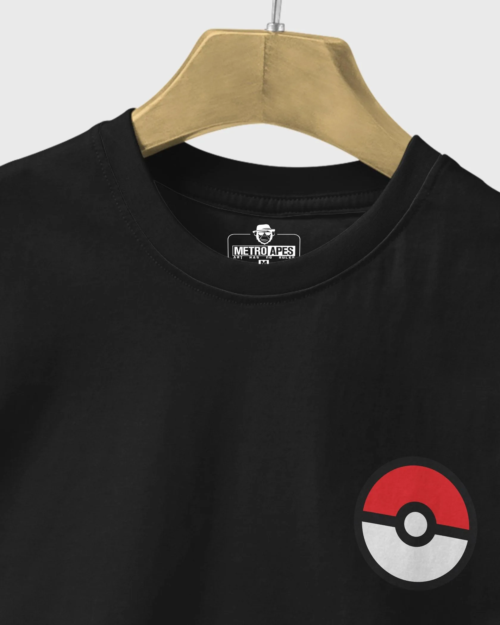 Mens Regular Tshirt Cartoon Pokemon Pikachu