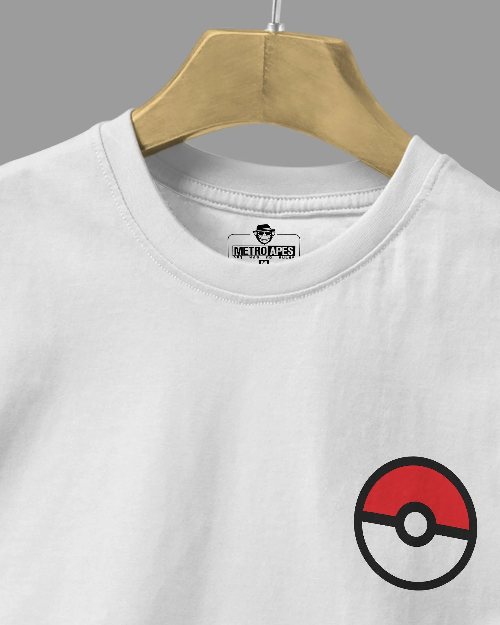 Mens Regular Tshirt Cartoon Pokemon Pikachu