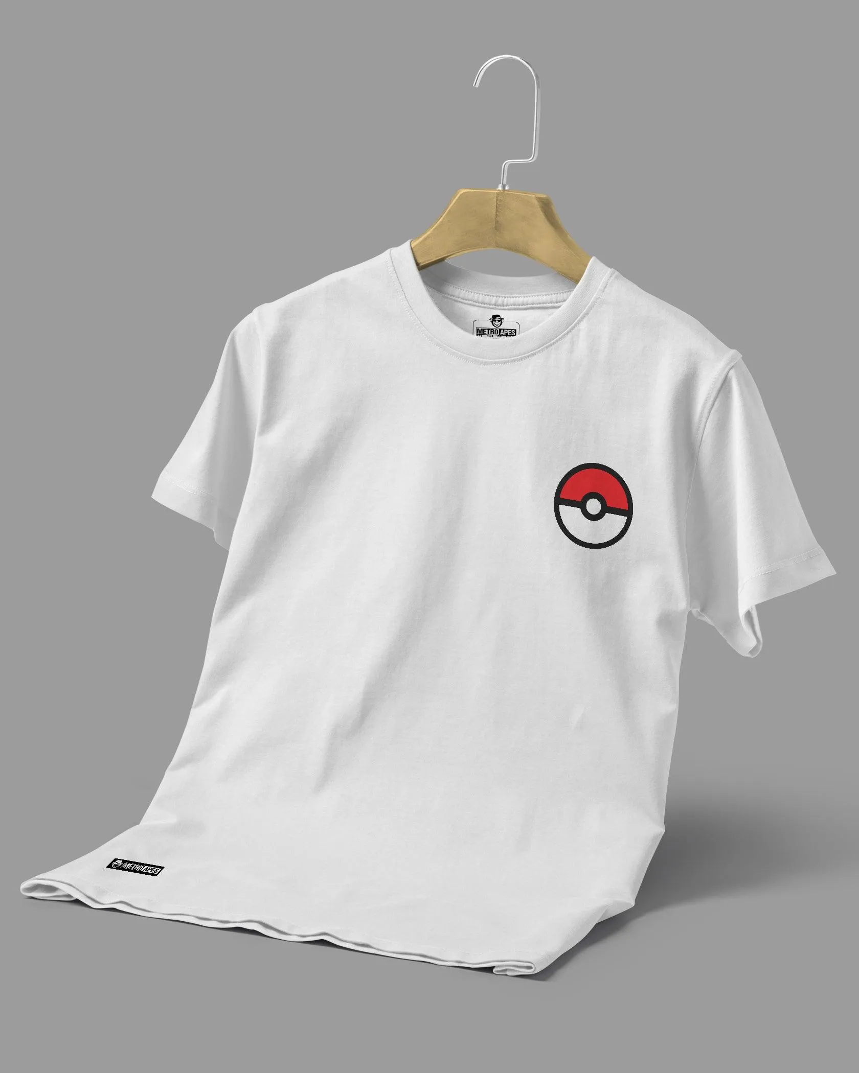 Mens Regular Tshirt Cartoon Pokemon Pikachu