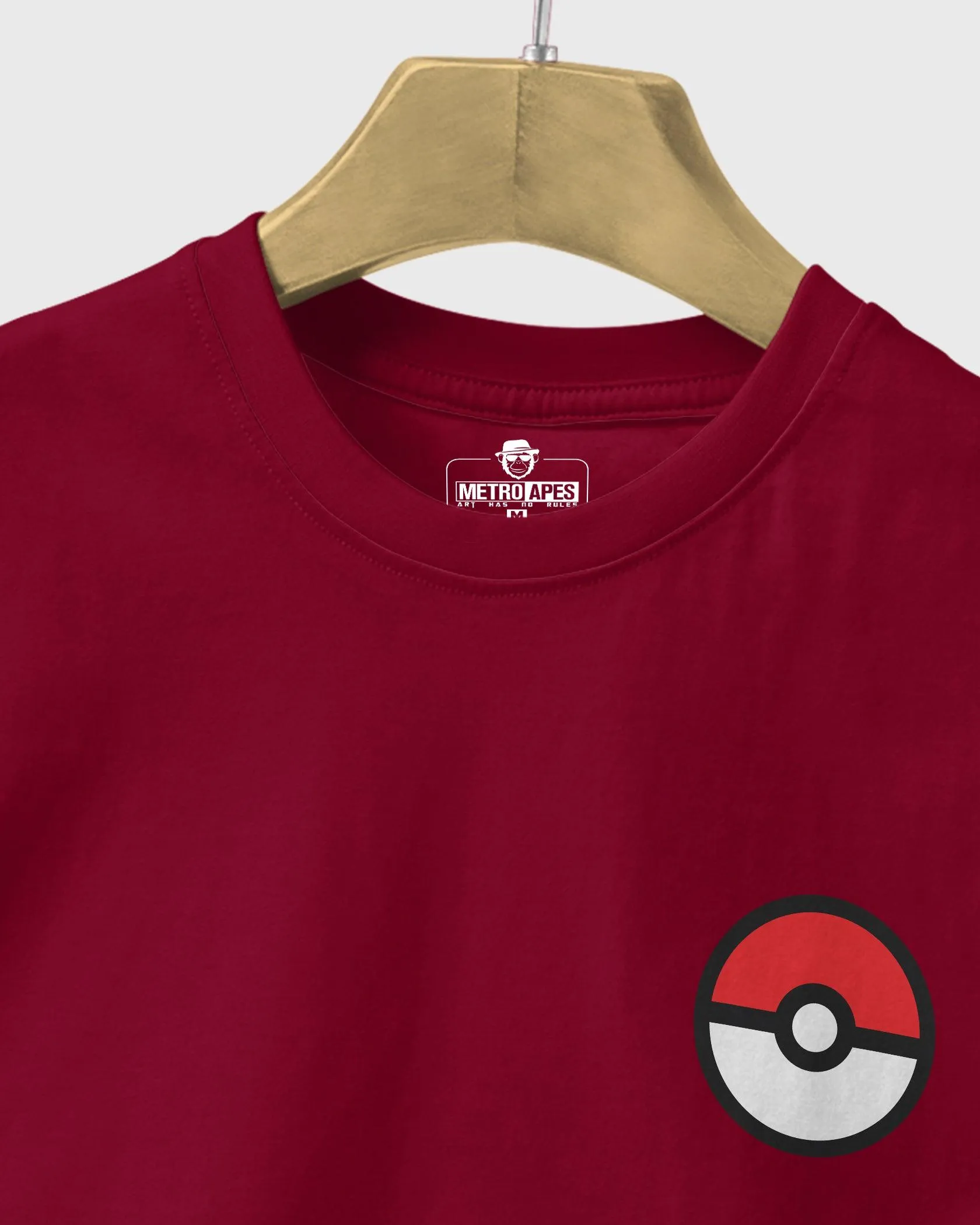 Mens Regular Tshirt Cartoon Pokemon Pikachu