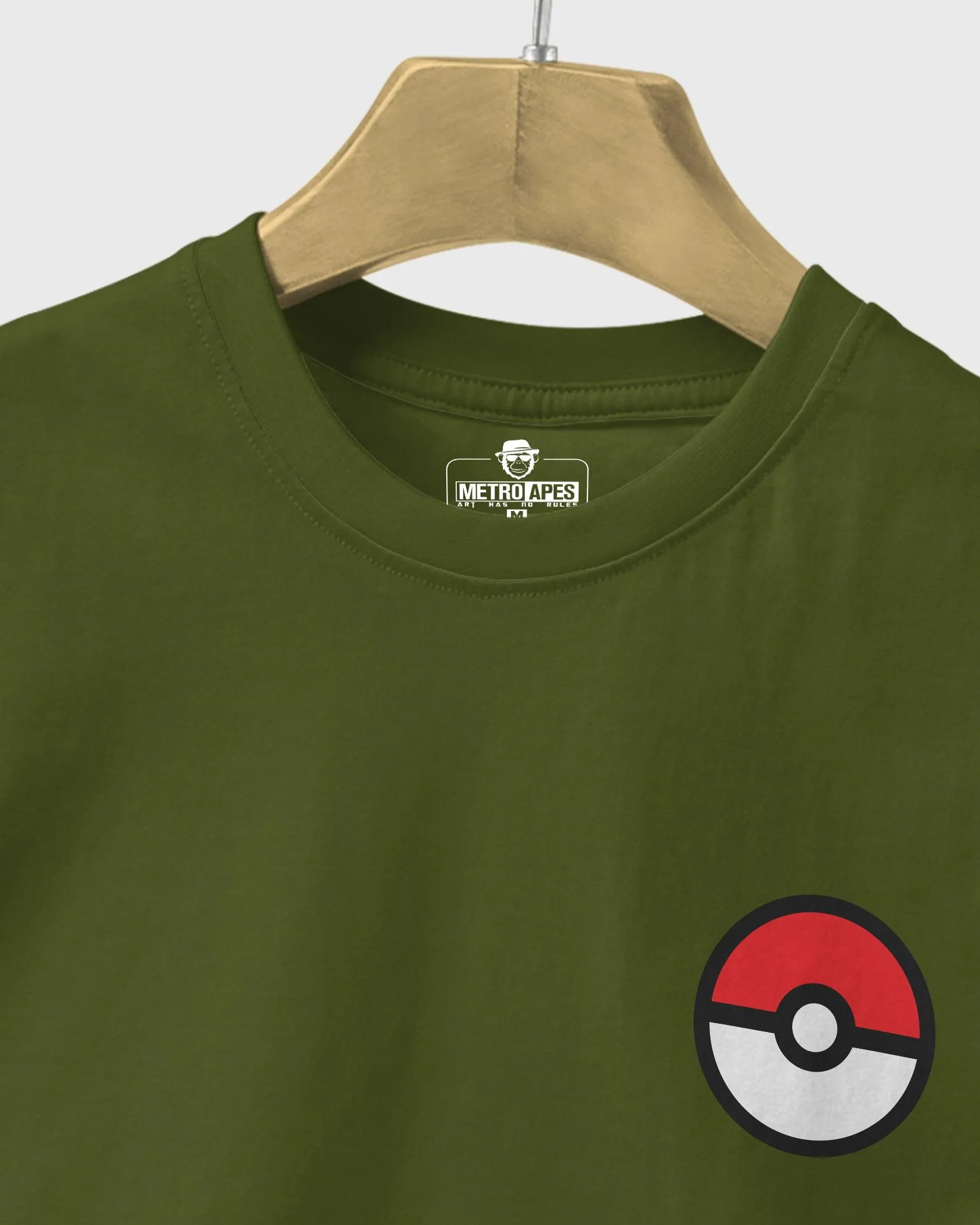 Mens Regular Tshirt Cartoon Pokemon Pikachu