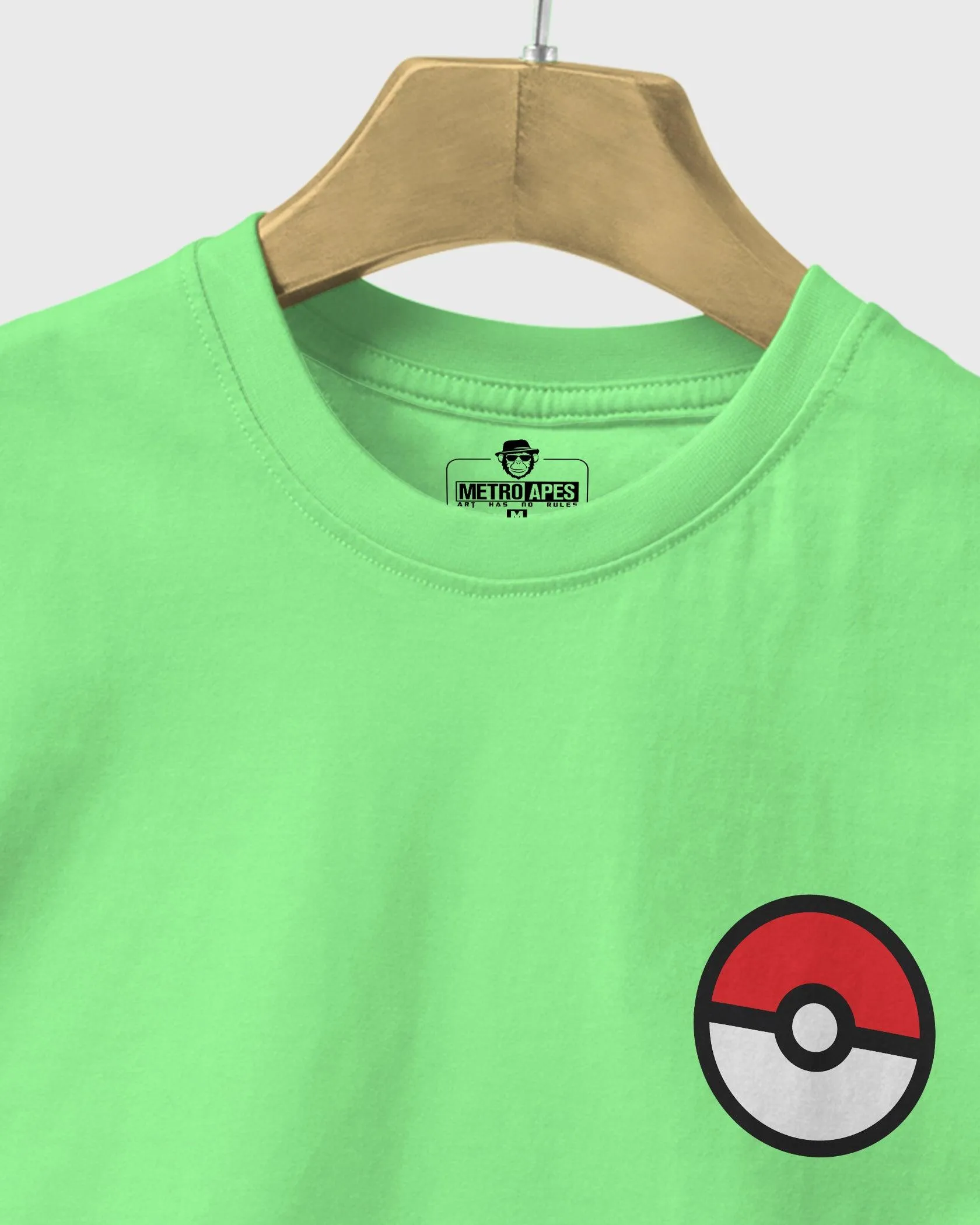 Mens Regular Tshirt Cartoon Pokemon Pikachu