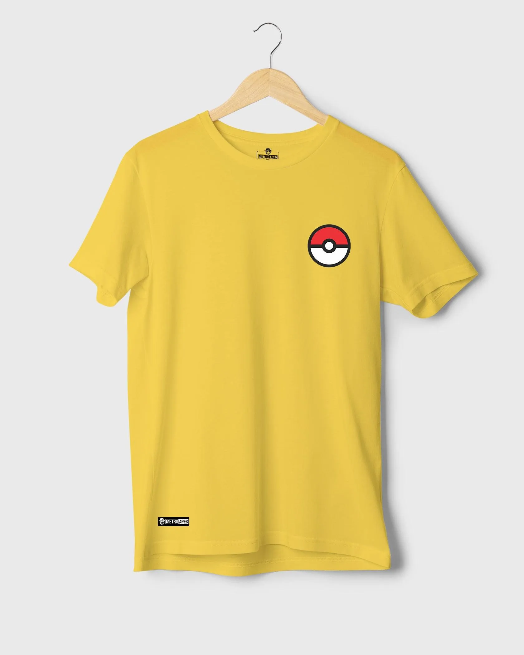 Mens Regular Tshirt Cartoon Pokemon Pikachu