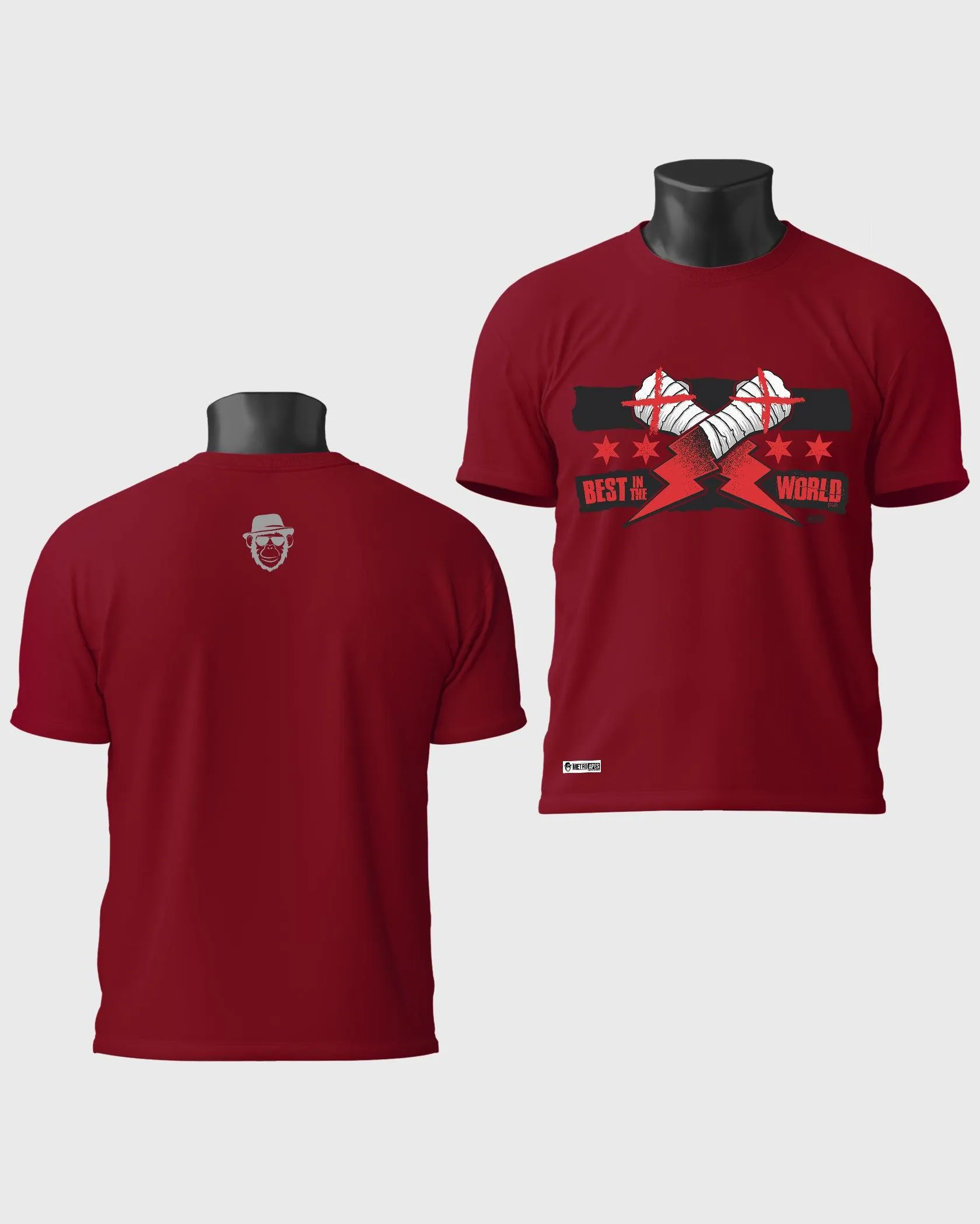 Mens Regular Tshirt  Occassions Wwe Cmonk