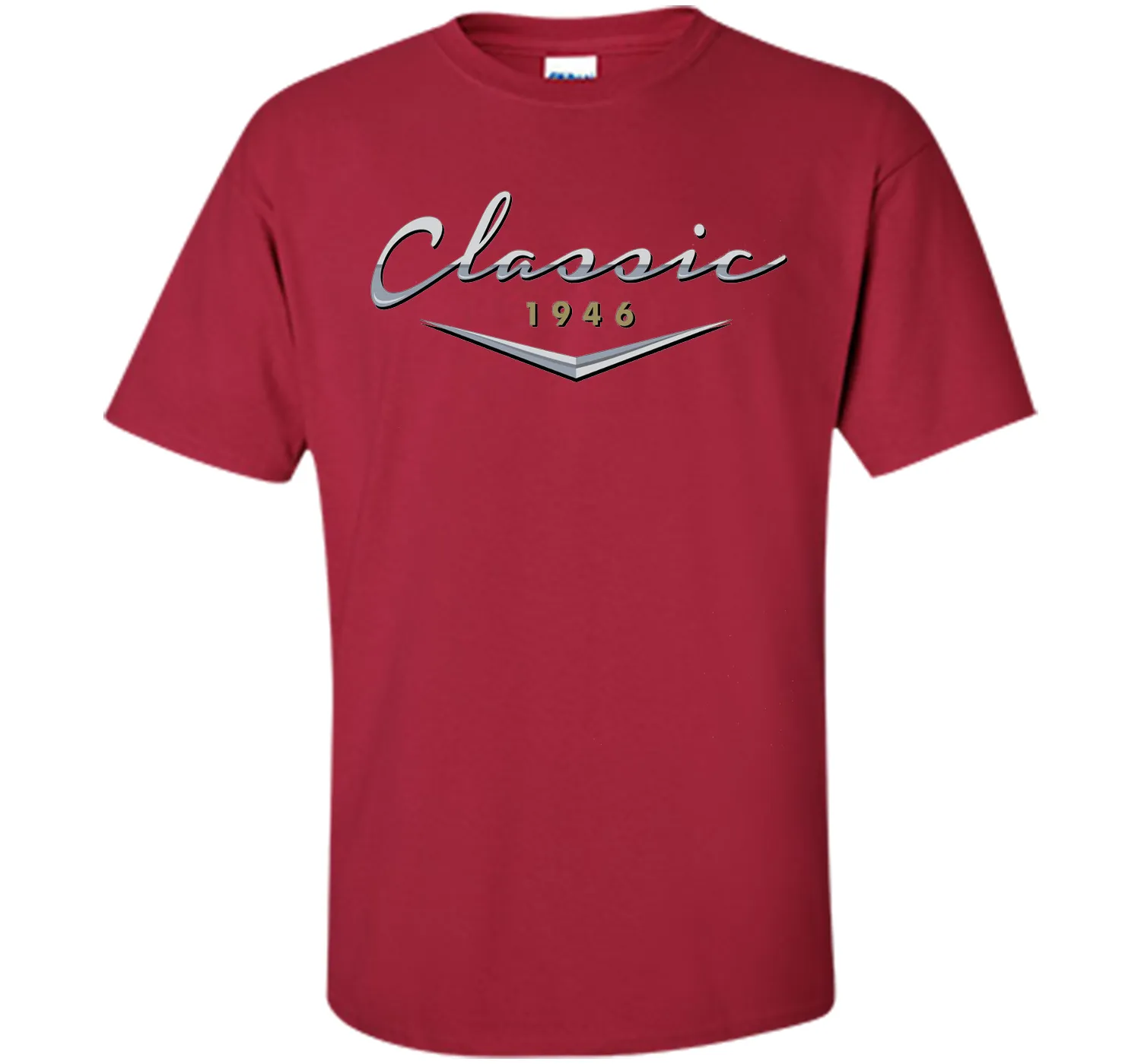 Men's Vintage Classic 1946 T Shirt / 70th Birthday Gifts for Him