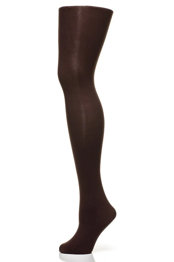 Microfiber Tights - Medium Weight (Brown)