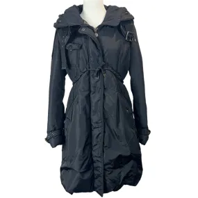 Moncler £1800 Black Phalangere Down Parka Coat M
