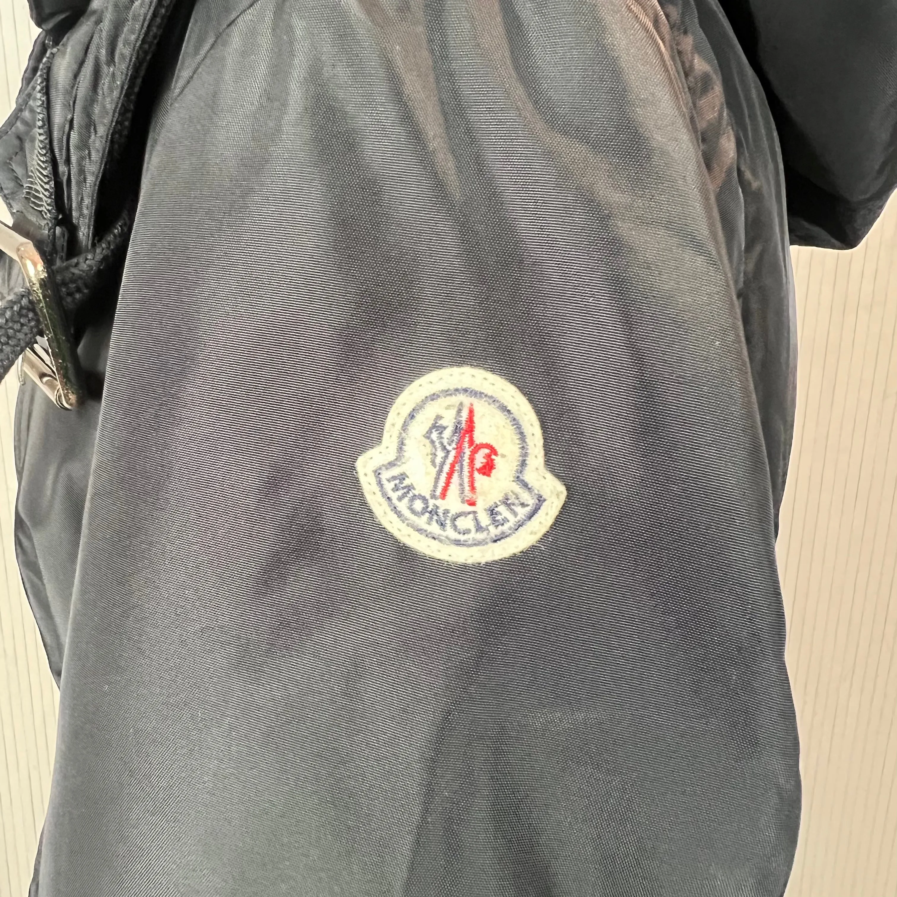 Moncler £1800 Black Phalangere Down Parka Coat M
