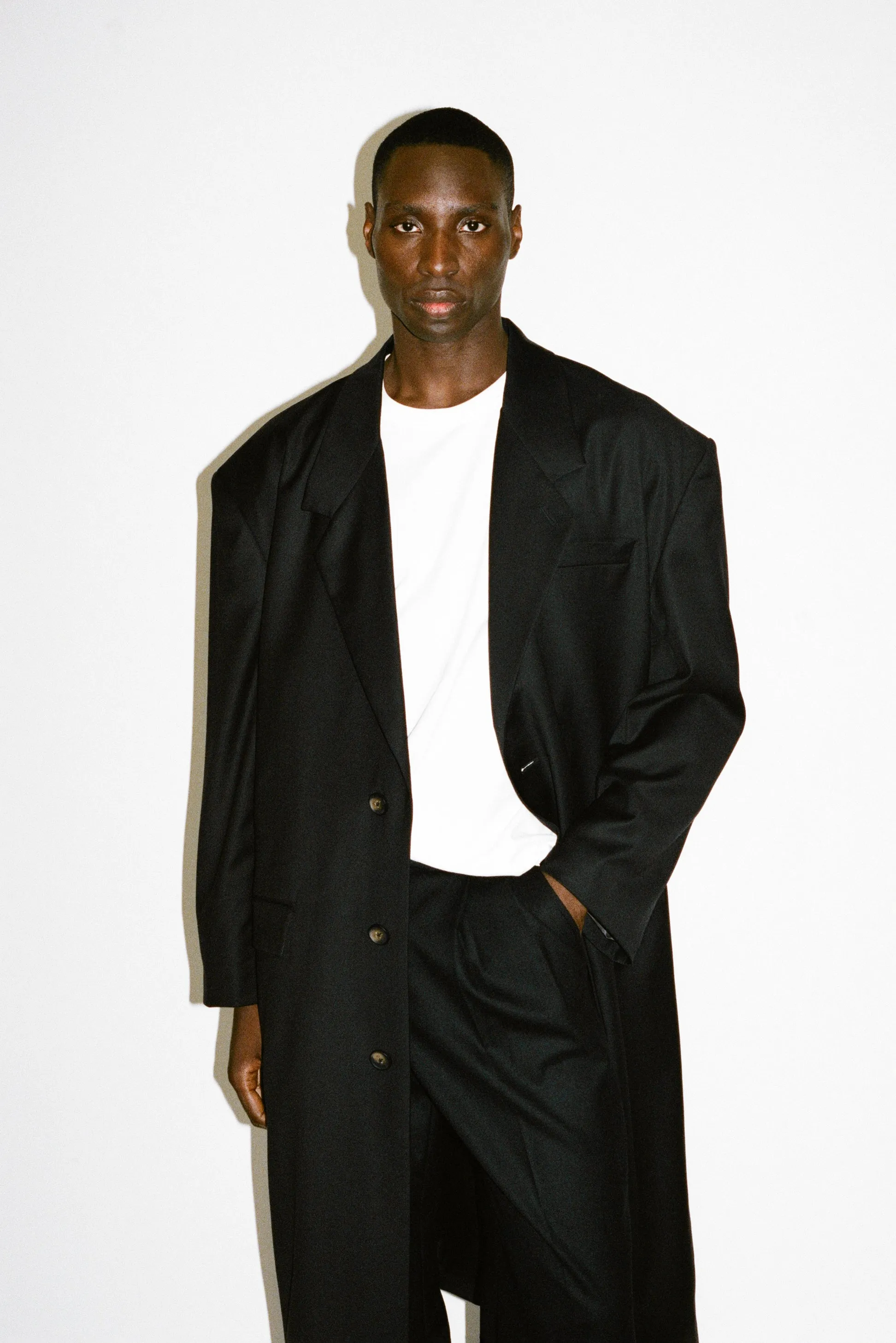 Neutra Oversized Structural Coat | Black