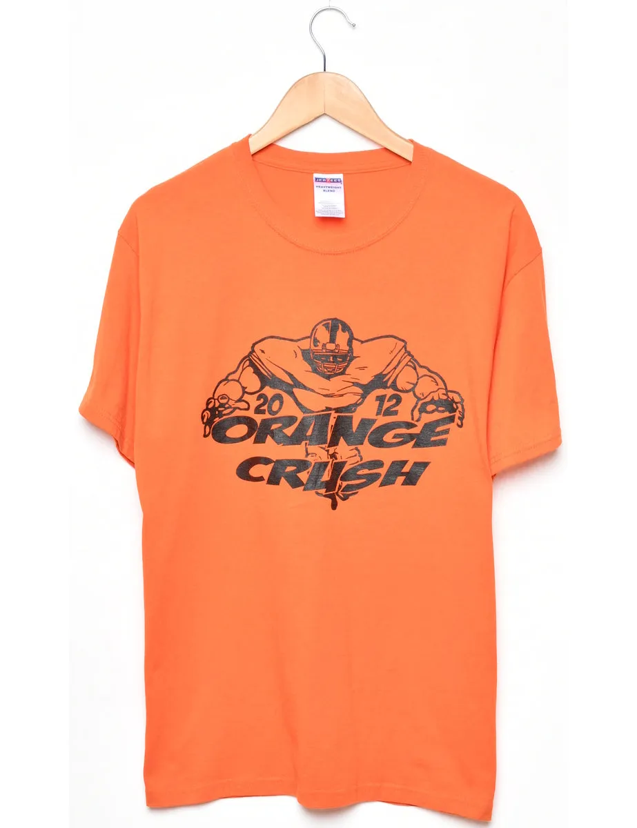 Orange Crush Printed T-shirt - L