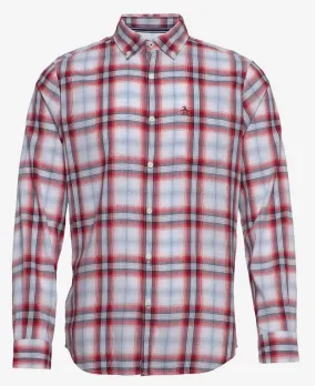 Original Penguin Slim Fit Checked Shirt - Veiled Rose