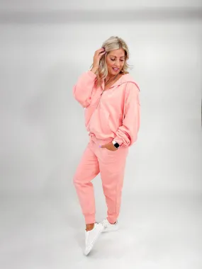 Outta My League Joggers, Blush
