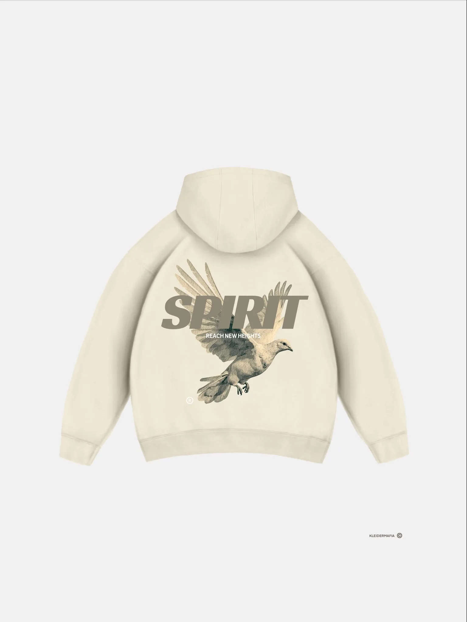 Oversize Spirit Hoodie - Antique White