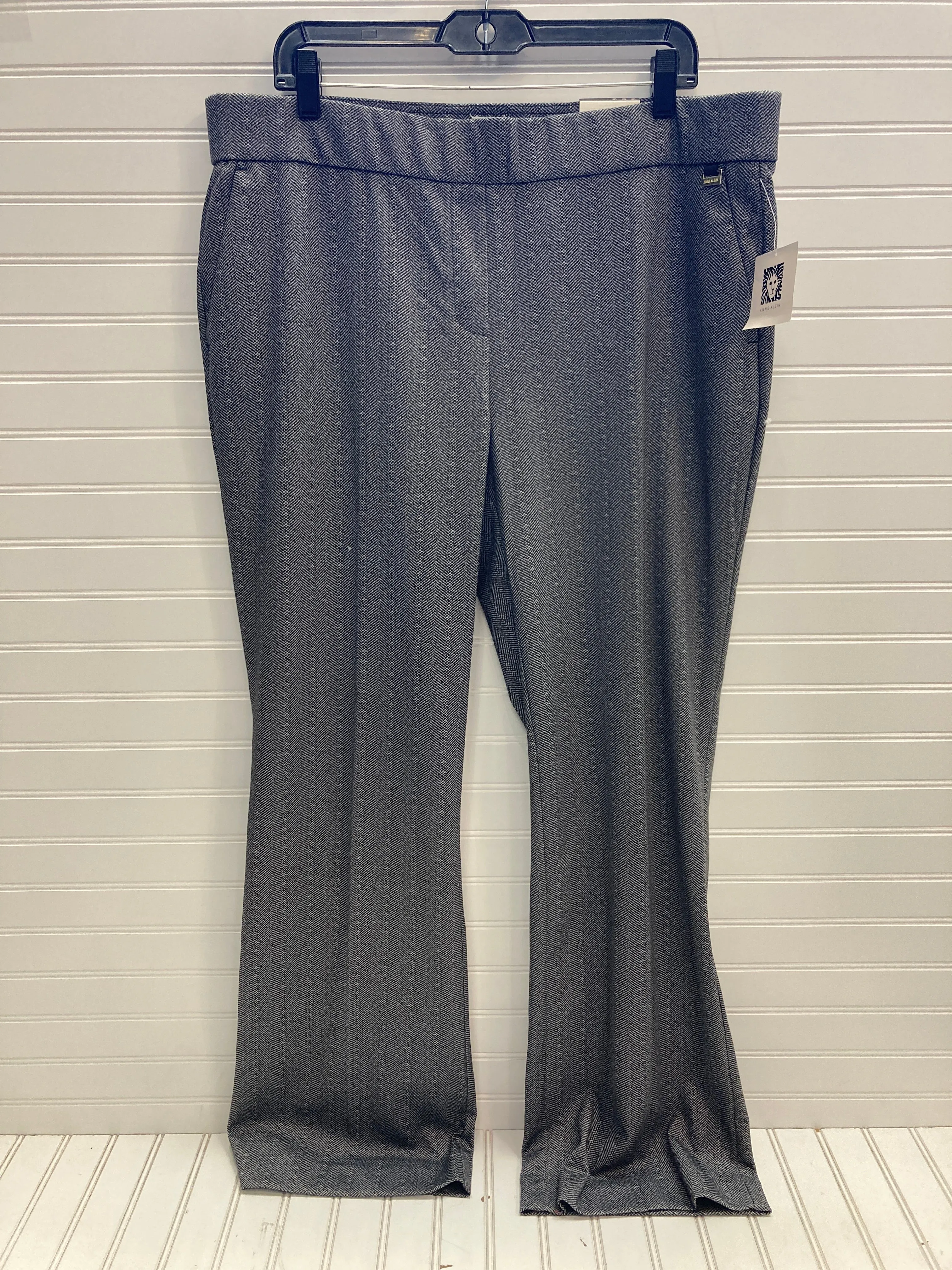 Pants Dress By Anne Klein In Black & White, Size: Xl