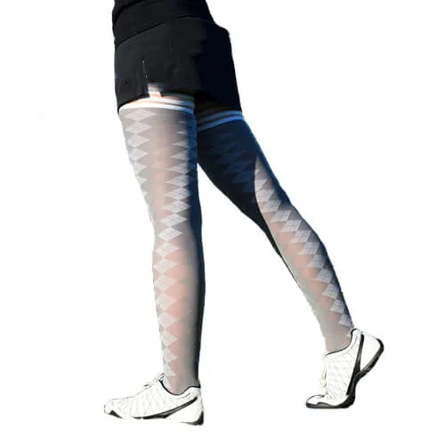 Par 4 Argyle Thigh High