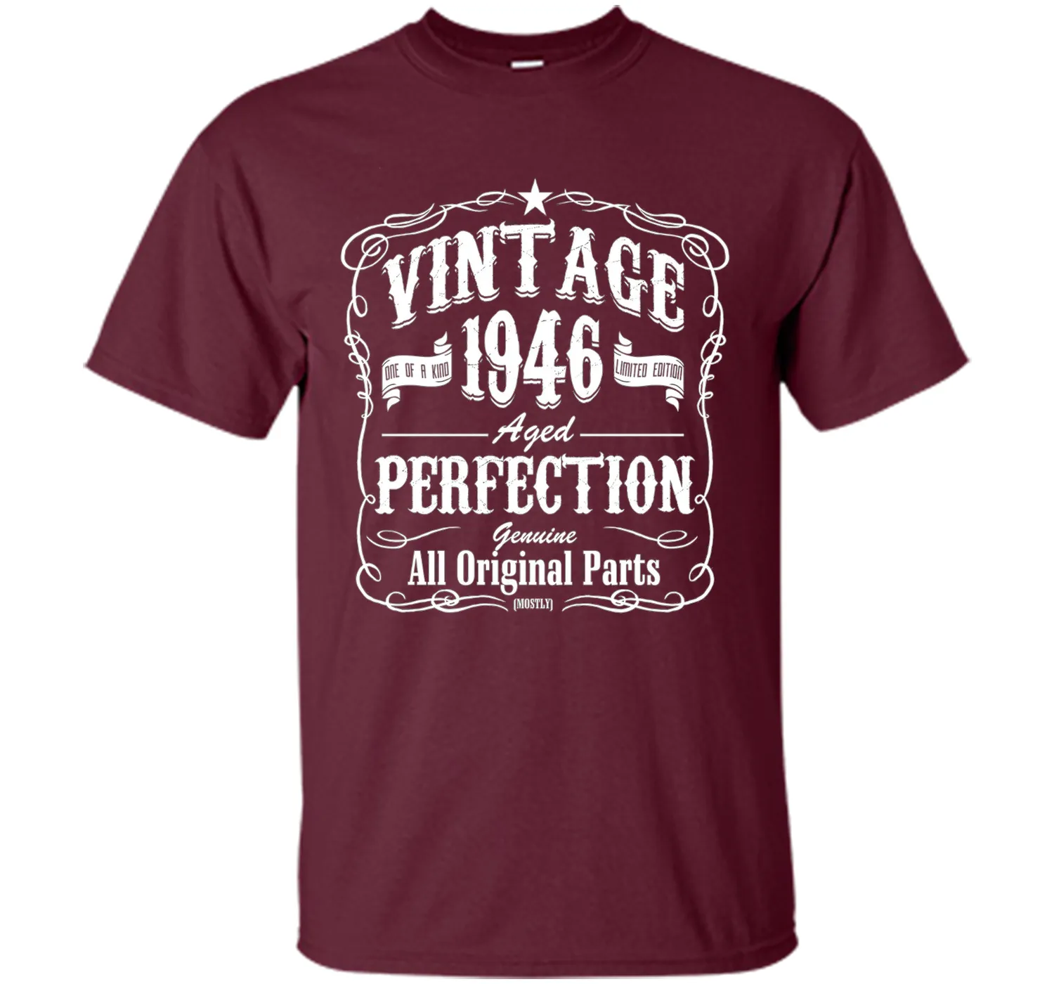 Perfectibility 1946 Tshirts- 70th Birthday T-Shirt For Men