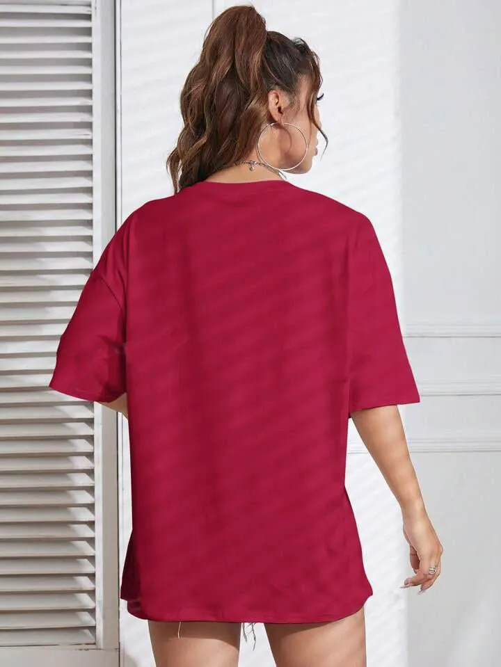 PINK PANTHER Graphic Printed Womens Drop Shoulder T-shirt Legacy Boutiques Dhaka