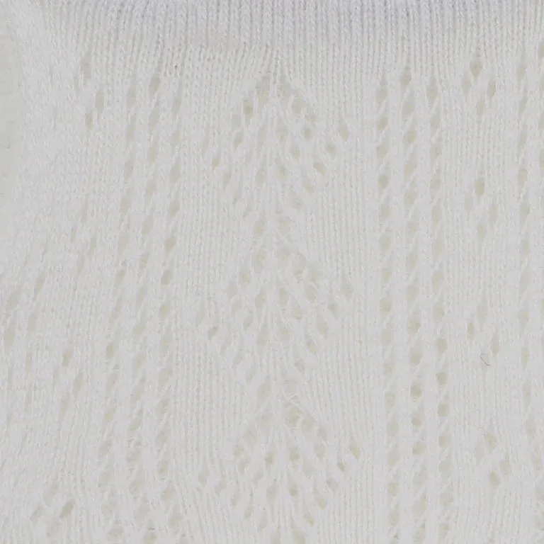 POINTELLE KNEE HIGH SOCKS - CLOUD
