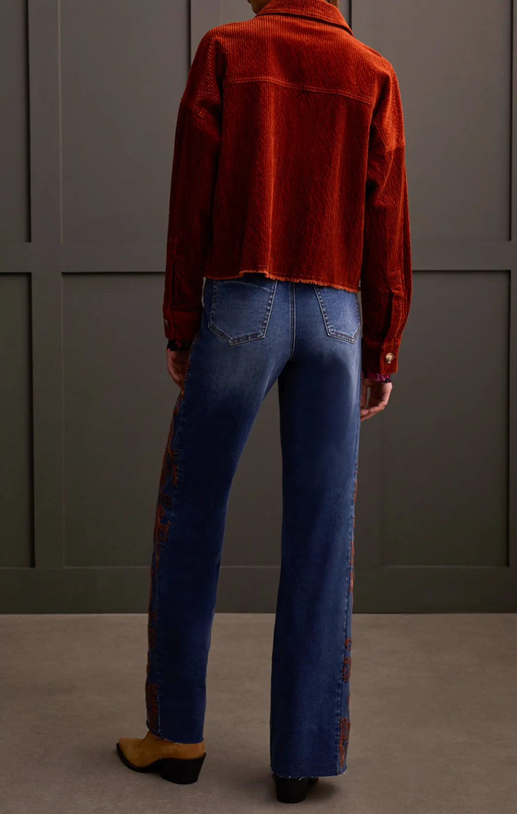 Pumpkin Spice Cropped Shacket