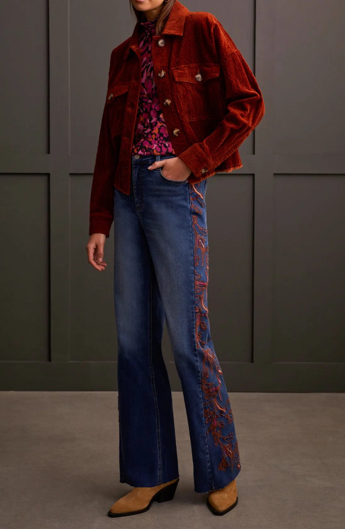 Pumpkin Spice Cropped Shacket