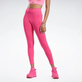 Reebok Apparel Women Cardi B High-Rise Leggings Pnkfus