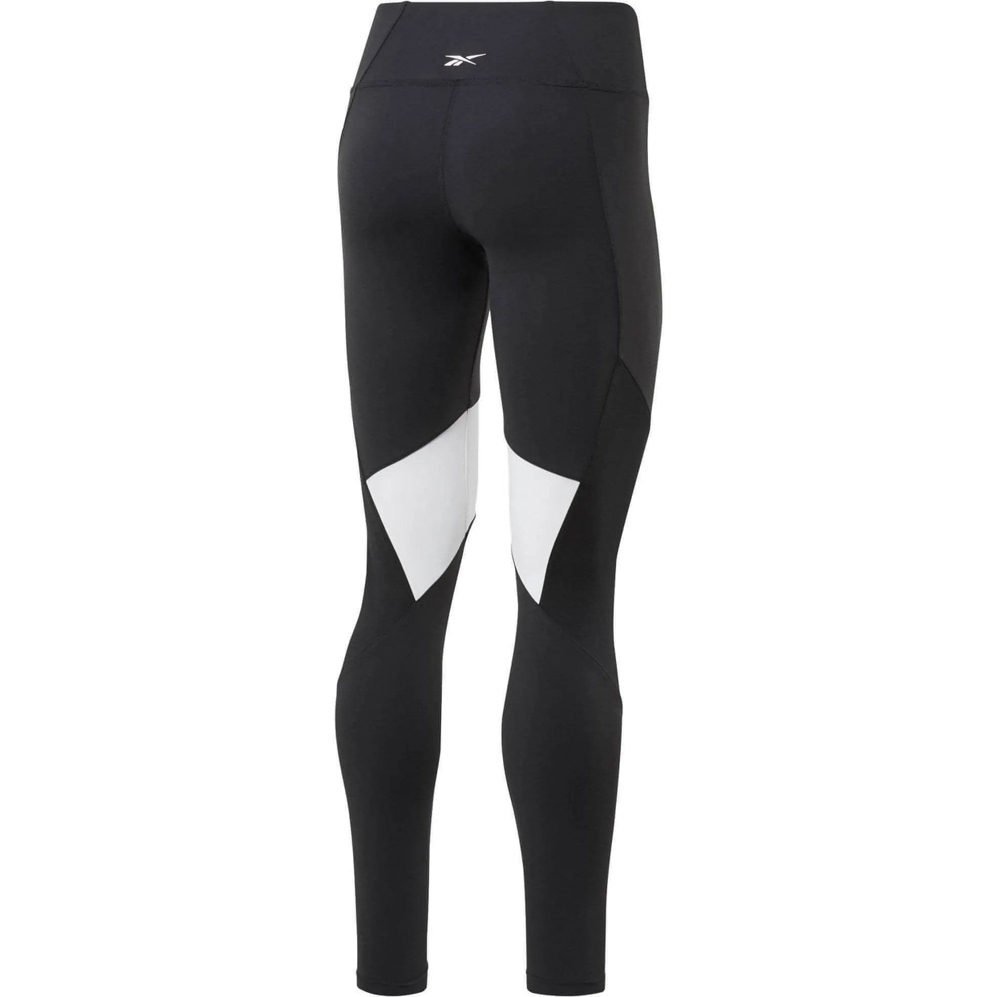 Reebok Lux 2.0 Mid Rise Womens Long Training Tights - Black