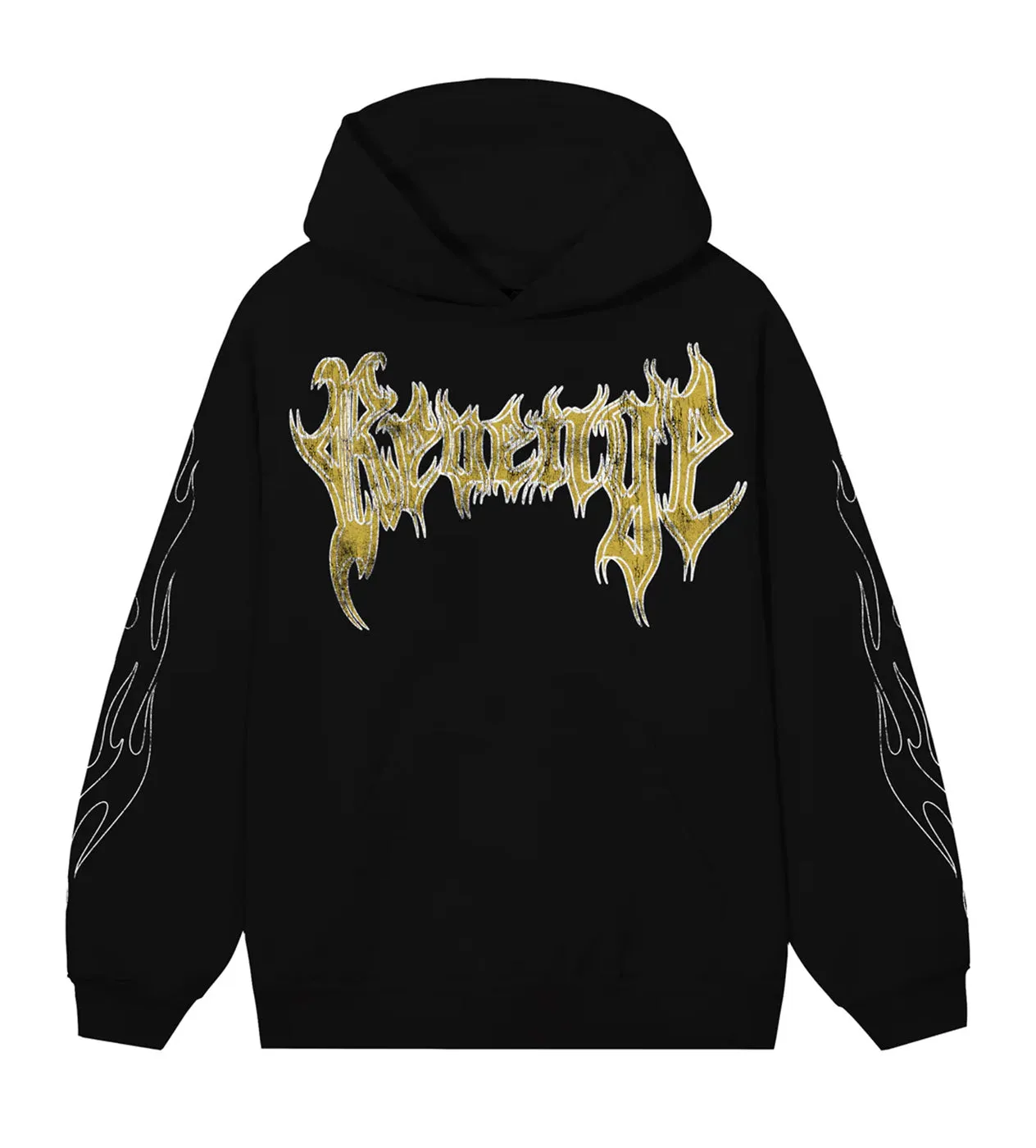Revenge Grim Reaper Hoodie Black/Yellow
