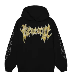 Revenge Grim Reaper Hoodie Black/Yellow
