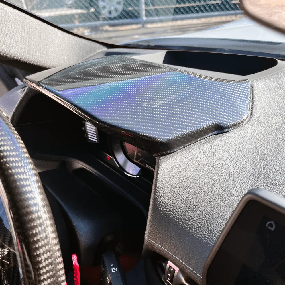 Rexpeed Dry Carbon Fiber Cluster Cover (MK5 Supra)