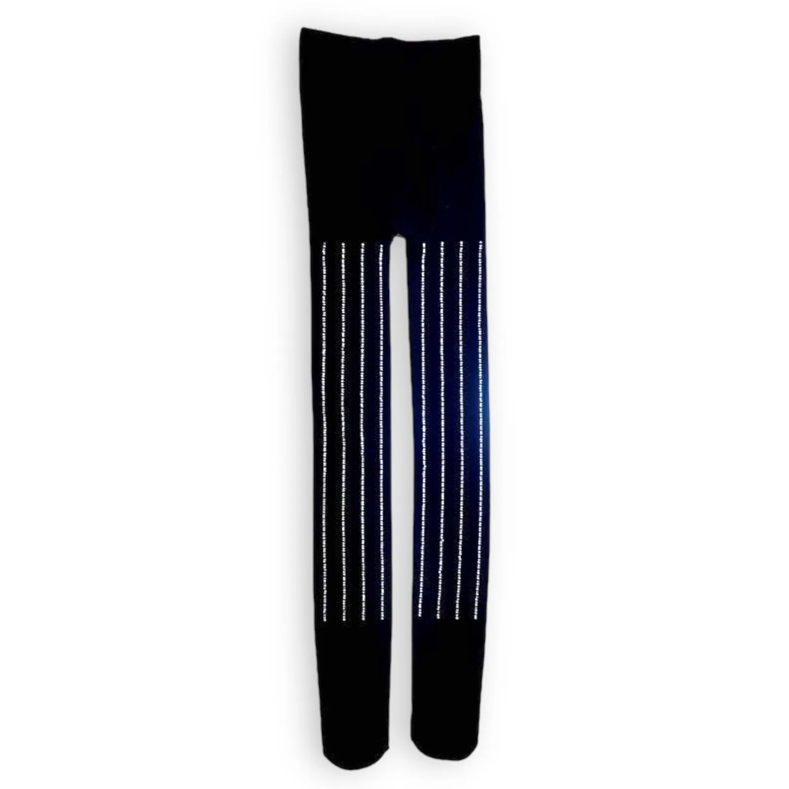 Rhinestone Thick Tights- Dark Black