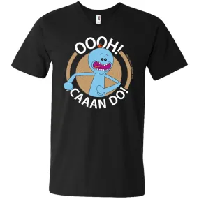 Rick And Morty Mr Meeseeks Oooh Caaan Do Mug Men V-Neck T-Shirt