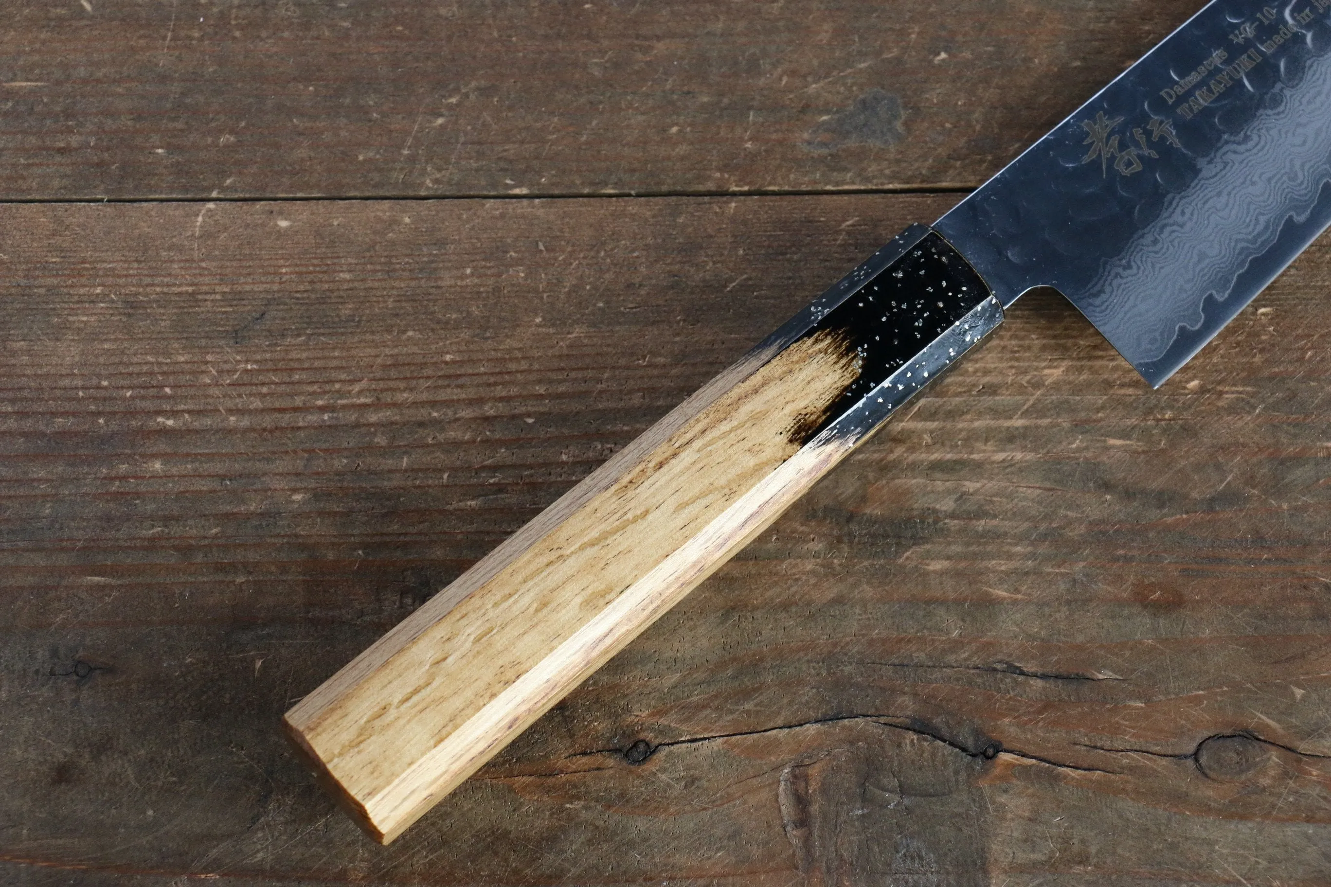 Sakai Takayuki VG10 33 Layer Damascus Gyuto 210mm Live oak Lacquered (Kokushin) Handle